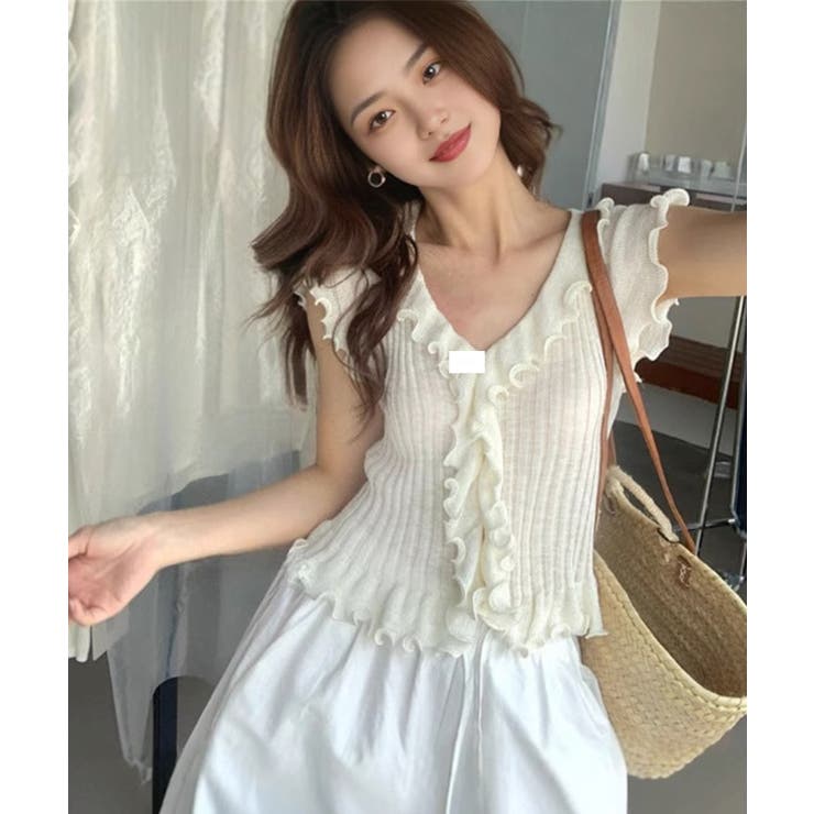 【Jasmine】ラッフルサマーニットカーディガン Jasmine Grandi… | aimoha  | 詳細画像13 