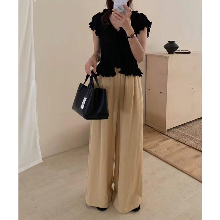 【Jasmine】ラッフルサマーニットカーディガン Jasmine Grandi… | aimoha  | 詳細画像6 