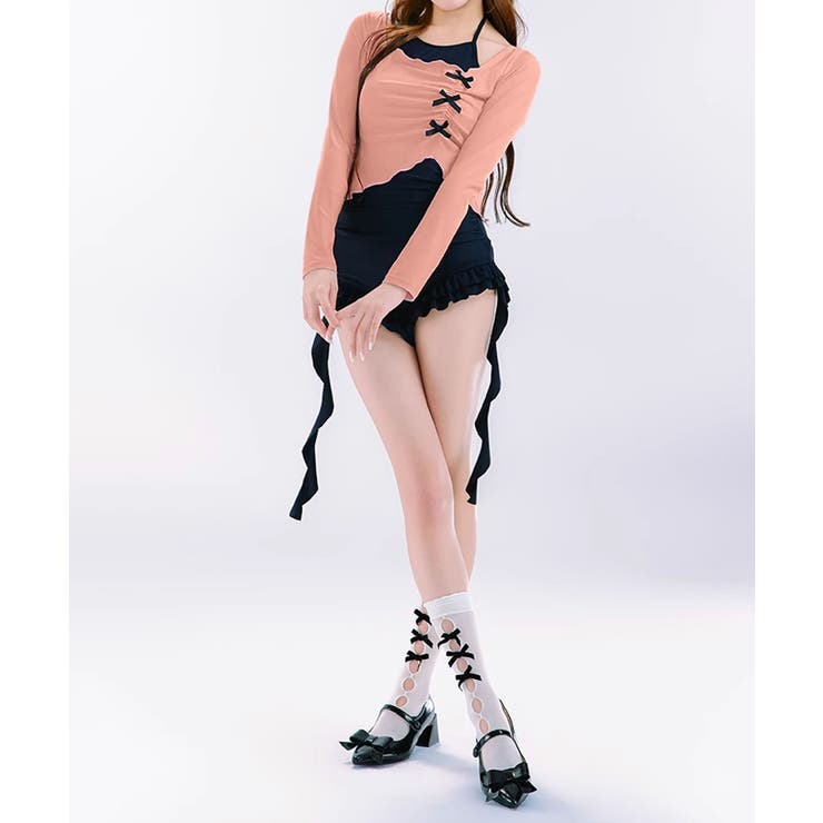 かわいいガーリー水着2点セット | aimoha  | 詳細画像11 