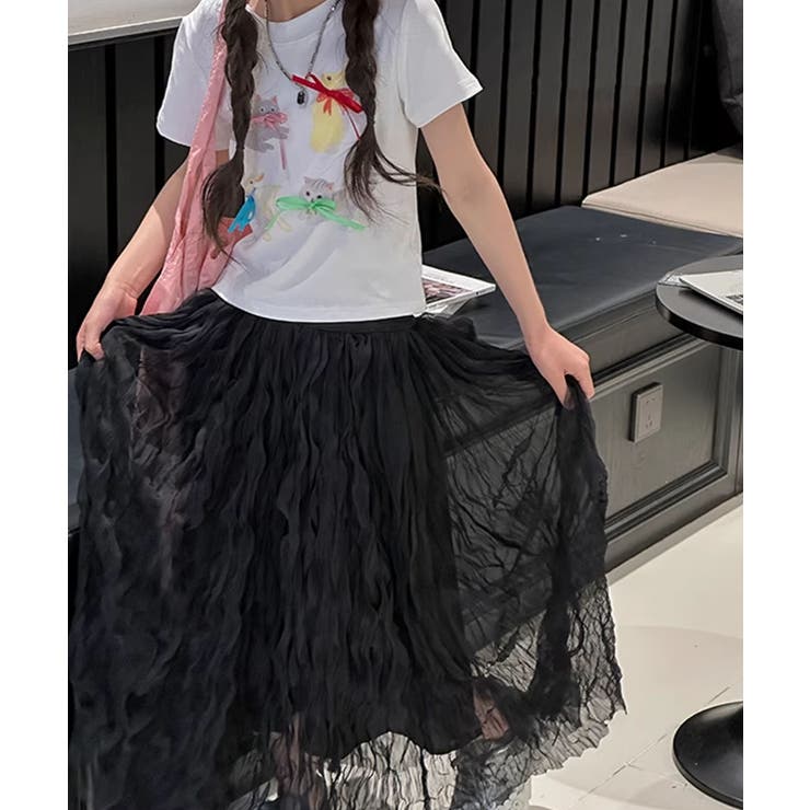 【HOOK】for girls エアリープリーツロングスカート | HOOK | 詳細画像11 