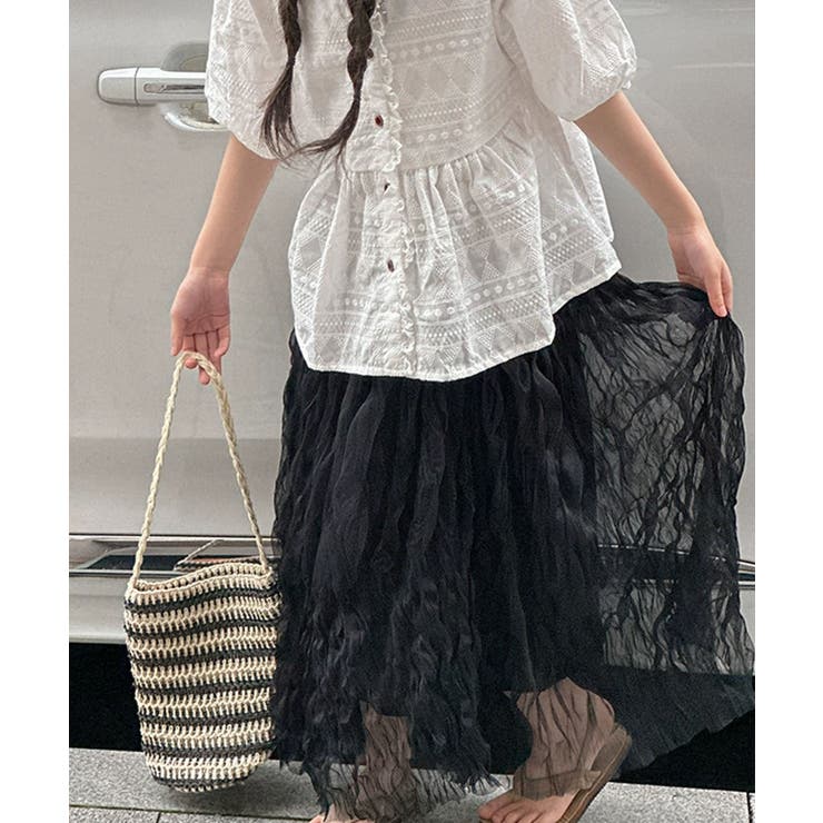 【HOOK】for girls エアリープリーツロングスカート | HOOK | 詳細画像18 