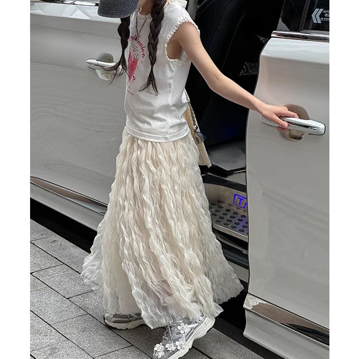 【HOOK】for girls エアリープリーツロングスカート | HOOK | 詳細画像33 