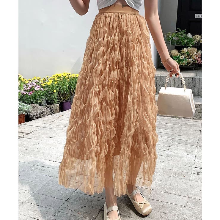 【HOOK】for girls エアリープリーツロングスカート | HOOK | 詳細画像4 