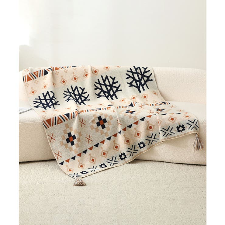 北欧風ジャガード織りブランケット | aimoha  | 詳細画像6