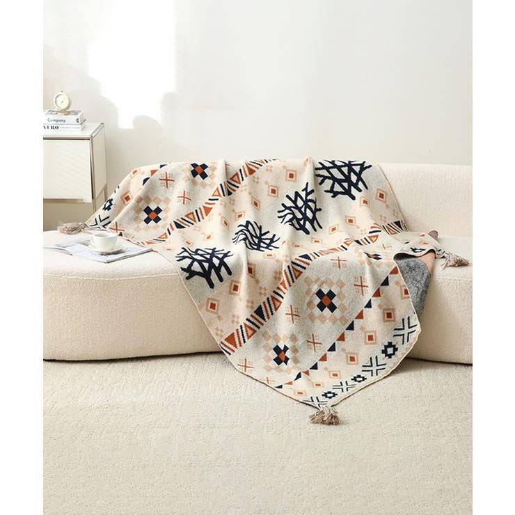 北欧風ジャガード織りブランケット | aimoha  | 詳細画像7