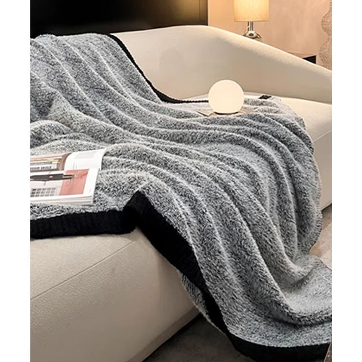 ラグジュアリールック配色ブランケット | aimoha  | 詳細画像11 