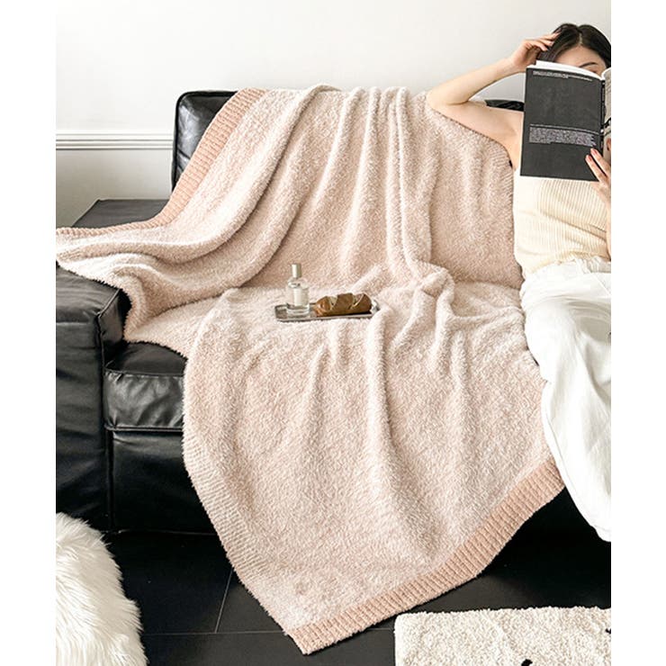 ラグジュアリールック配色ブランケット | aimoha  | 詳細画像20 