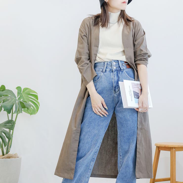 ロングガウン ロングカーディガン アウター | aimoha  | 詳細画像1 