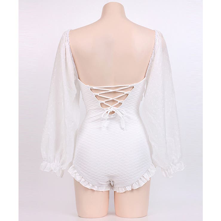 長袖ガーリースイムウェア 水着 全2色 | aimoha  | 詳細画像36 