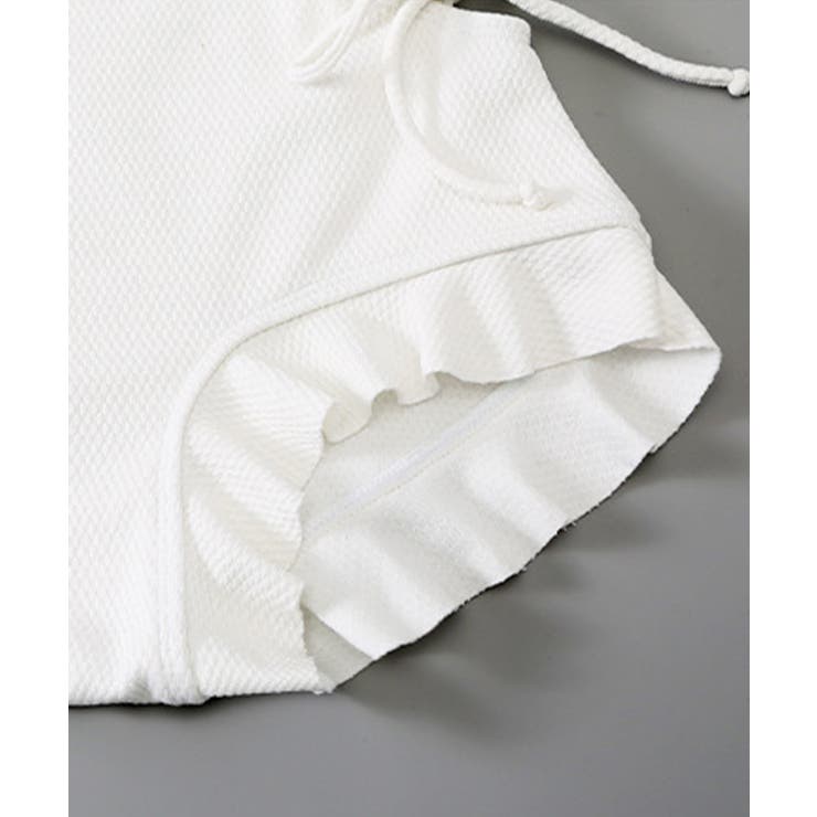 【Jasmine】レースアップフリルワンピース水着 | aimoha  | 詳細画像7 