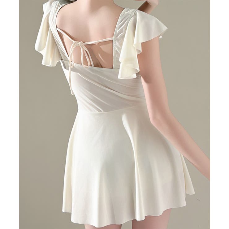 BORA AURA フロントリボンワンピース体型カバーワンピース水着 | aimoha  | 詳細画像20 