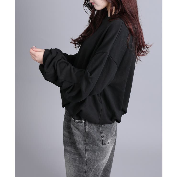 裏毛袖タックバルーンプルオーバー | aimoha  | 詳細画像56 