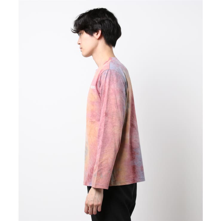 個性派タイダイ染めロングt ユニセックス 韓国ファッション[品番