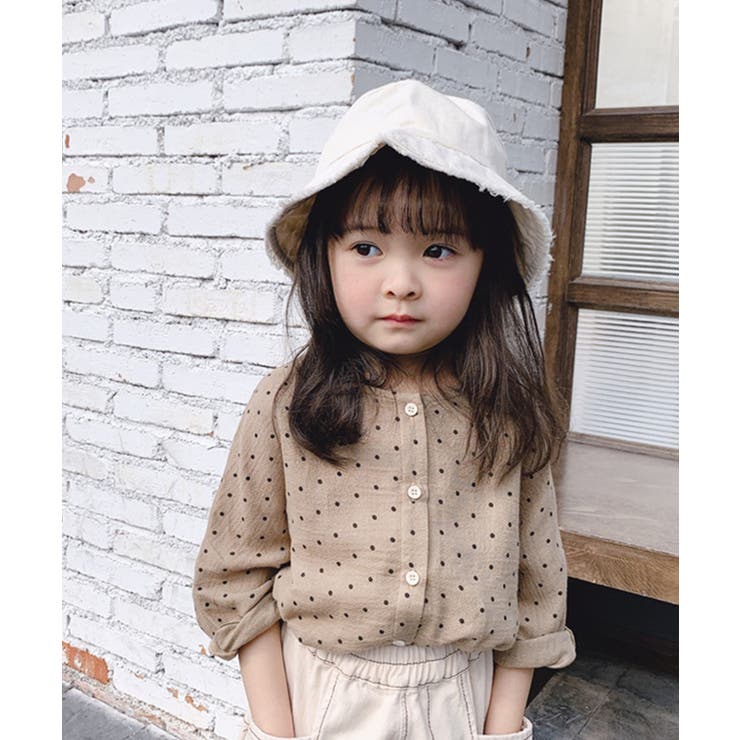 韓国子供服 かわいい水玉 ドット柄ブラウス 品番 Xt Aimoha Kids アイモハキッズ のキッズ ファッション通販 Shoplist ショップリスト