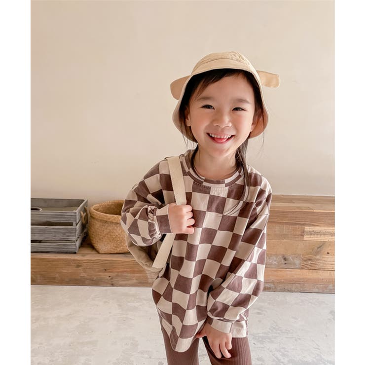 aimoha KIDS ブロックチェック柄カットソートップス | aimoha kids | 詳細画像14 