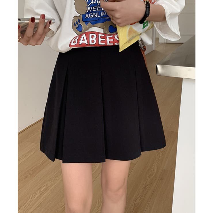 21新作 インナーパンツ付きaラインミニスカート 韓国ファッション 品番 Xt Aimoha アイモハ のレディースファッション通販 Shoplist ショップリスト