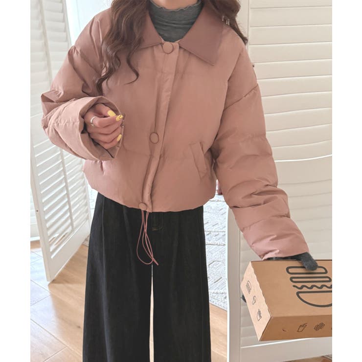 異素材カラーショートダウン[品番：XT000014931]｜aimoha （アイモハ