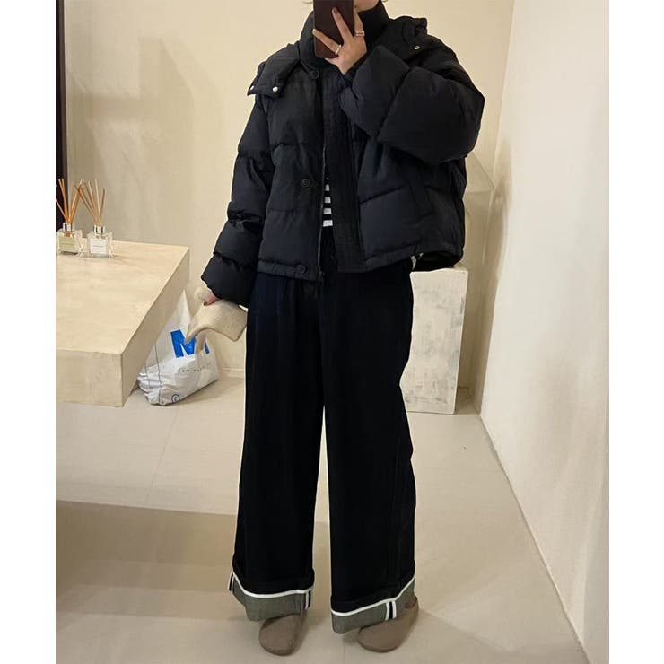 ポケットデザインショートダウン | aimoha  | 詳細画像6 