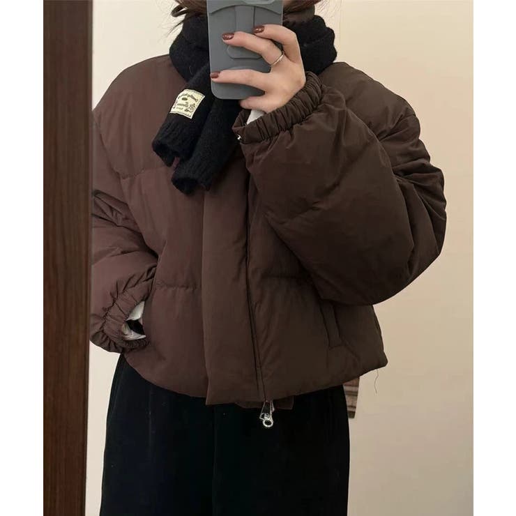 モカ | まるっと可愛いショートダウンジャケット | aimoha 