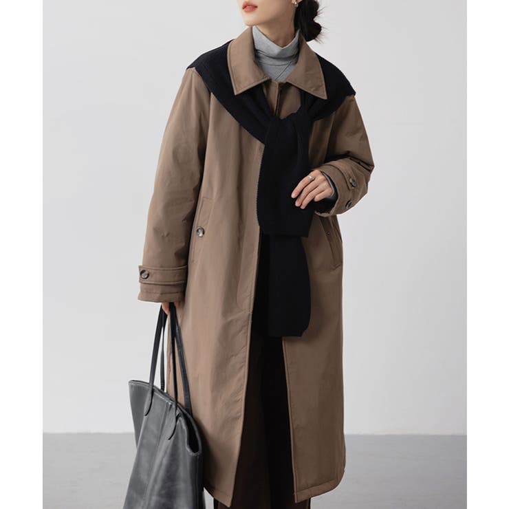 【BANICO】スタンドカラーロングコート | aimoha  | 詳細画像12 