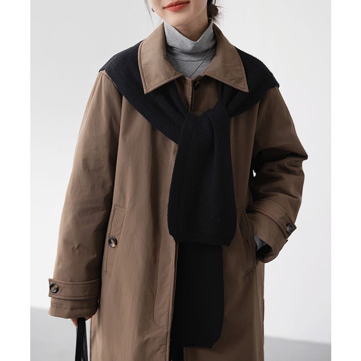 【BANICO】スタンドカラーロングコート | aimoha  | 詳細画像17 