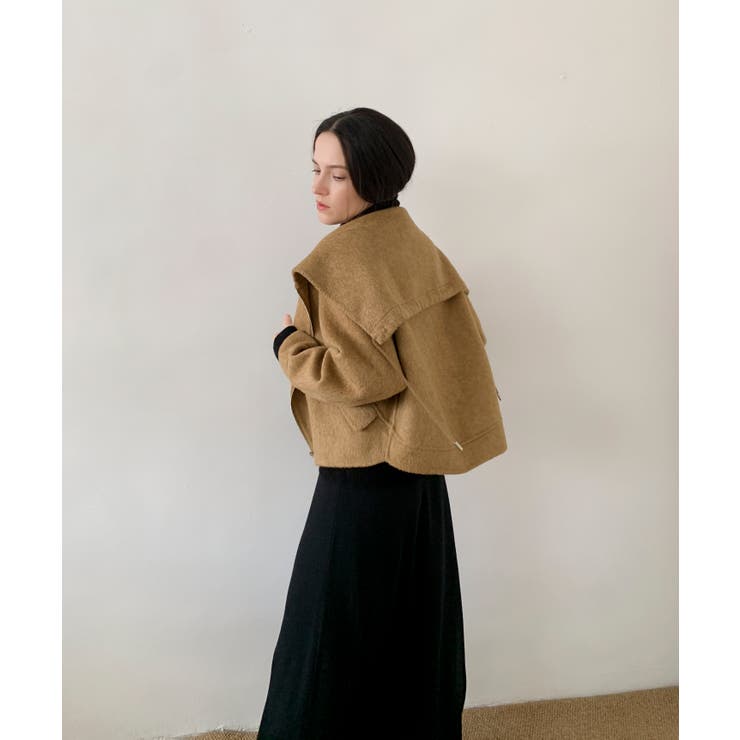 DECADE CLASSIC ビッグカラーリバーウールジャケット | DECADECLASSIC | 詳細画像8 