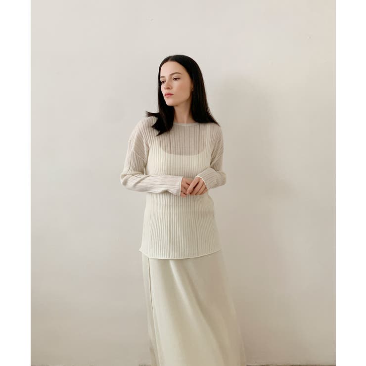 DECADE CLASSIC リブ編みニットフルオーバー | DECADECLASSIC | 詳細画像9 