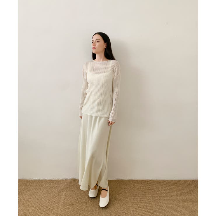 DECADE CLASSIC リブ編みニットフルオーバー | DECADECLASSIC | 詳細画像6 