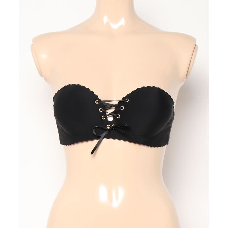 【Jasmine】谷間がつくれる！レースアップチューブトップブラ 韓国ファッショ… | aimoha  | 詳細画像3 