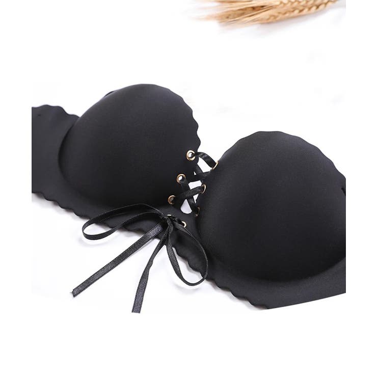 【Jasmine】谷間がつくれる！レースアップチューブトップブラ 韓国ファッショ… | aimoha  | 詳細画像9 