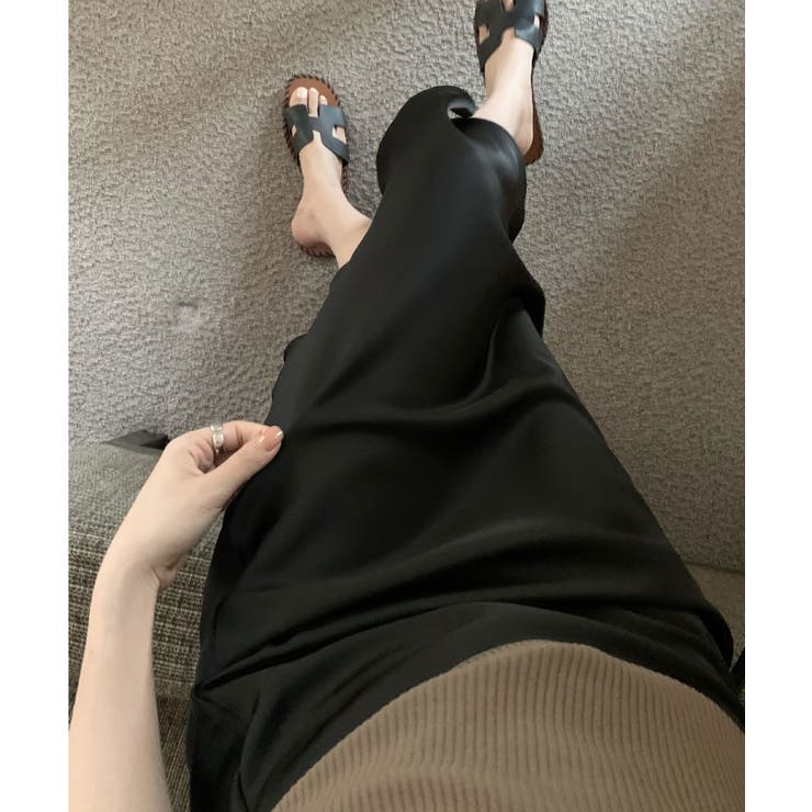 シルキーマーメイドスカート韓国ファッション ハイウエスト セクシー | aimoha  | 詳細画像9 