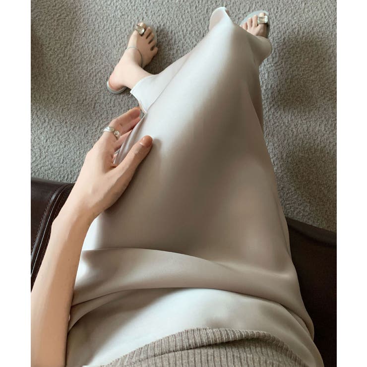 シルキーマーメイドスカート韓国ファッション ハイウエスト セクシー | aimoha  | 詳細画像4 