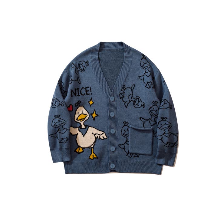 かわいいアヒルイラスト カーディガン カーディガン | HOOK | 詳細画像8 