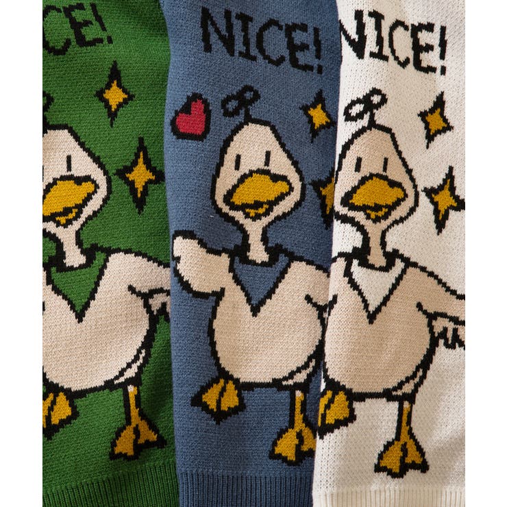 かわいいアヒルイラスト カーディガン カーディガン | HOOK | 詳細画像10 