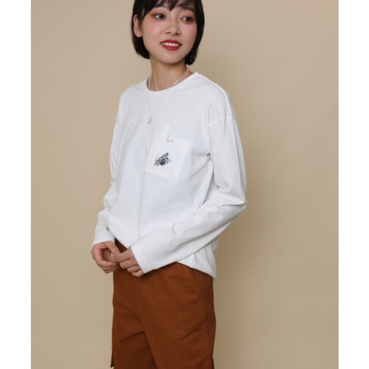 【HERMES】刺繍ポケットTシャツ HERMES - 【新品・未使用品】エルメス Tシャツ 刺繍入りポケット