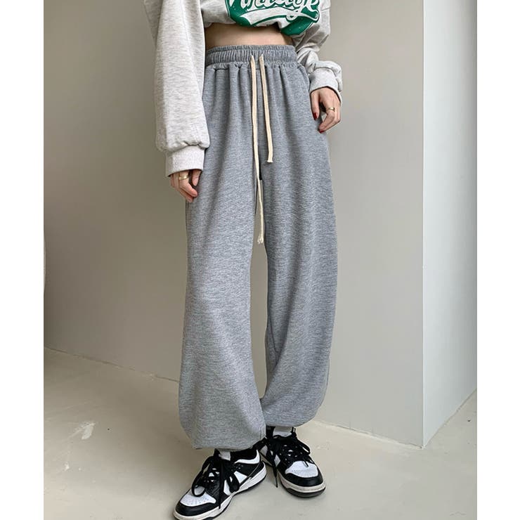 韓国風スウェットパンツ 韓国ファッション ストリート系 品番 Xt Aimoha アイモハ のレディースファッション通販 Shoplist ショップリスト