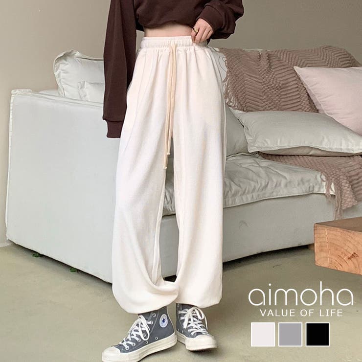 韓国風スウェットパンツ 韓国ファッション ストリート系 品番 Xt Aimoha アイモハ のレディースファッション 通販 Shoplist ショップリスト