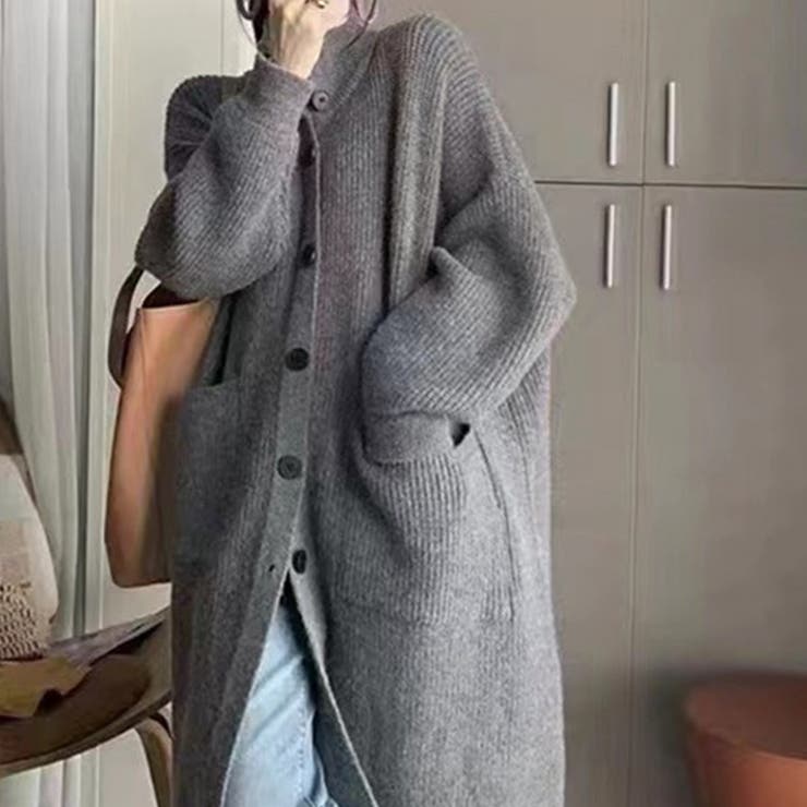 ロングカーディガン【AW】 | aimoha  | 詳細画像1 