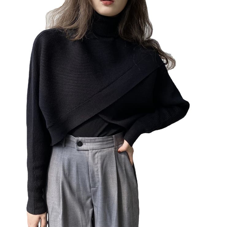 クロスデザインニット【AW】 | aimoha  | 詳細画像4 