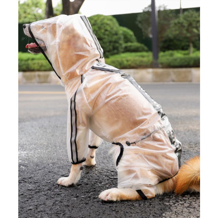 犬用透明防水レインコート 犬 猫[品番：XT000005350]｜aimoha （アイモハ）のファッション通販｜SHOPLIST（ショップリスト）