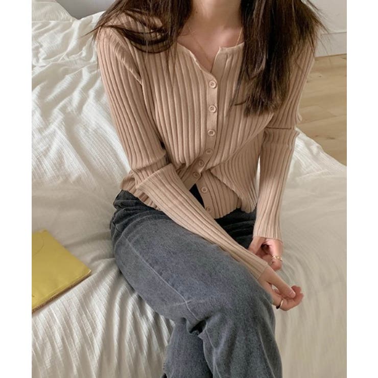 韓国風シンプルカーディガン 韓国 ライク | aimoha  | 詳細画像27 