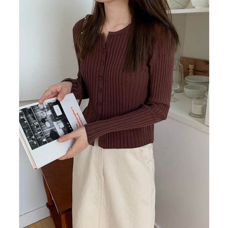 韓国風シンプルカーディガン 韓国 ライク | aimoha  | 詳細画像32 