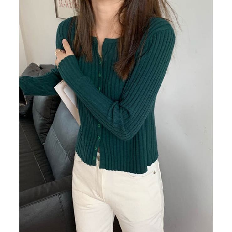 韓国風シンプルカーディガン 韓国 ライク | aimoha  | 詳細画像33 