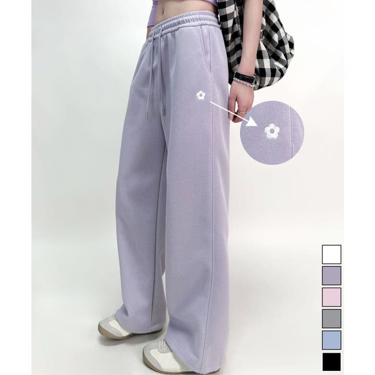 ロゴワッペンワイドパンツ | aimoha  | 詳細画像1 