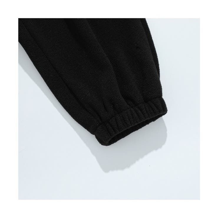 ベーシック 刺繍入り暖かいボアスウェットパンツ ジョガーパンツ | HOOK | 詳細画像11 