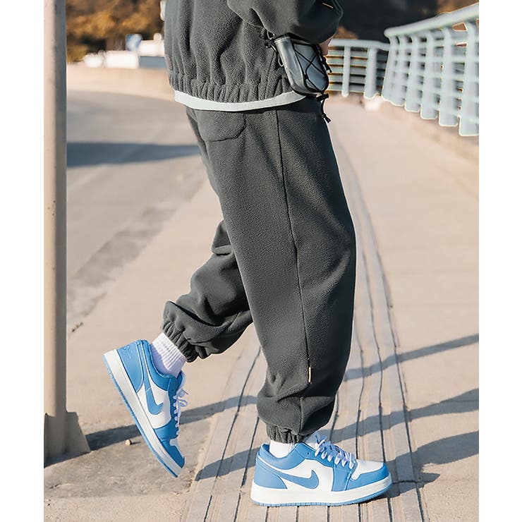 ベーシック 刺繍入り暖かいボアスウェットパンツ ジョガーパンツ | HOOK | 詳細画像25 