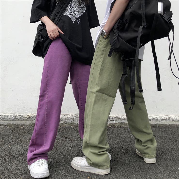 【genxder】ユニセックスレトロデニムパンツ 韓国ファッション ストリート系 | aimoha men | 詳細画像3 