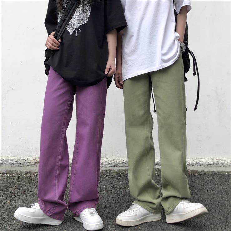 【genxder】ユニセックスレトロデニムパンツ 韓国ファッション ストリート系 | aimoha men | 詳細画像4 