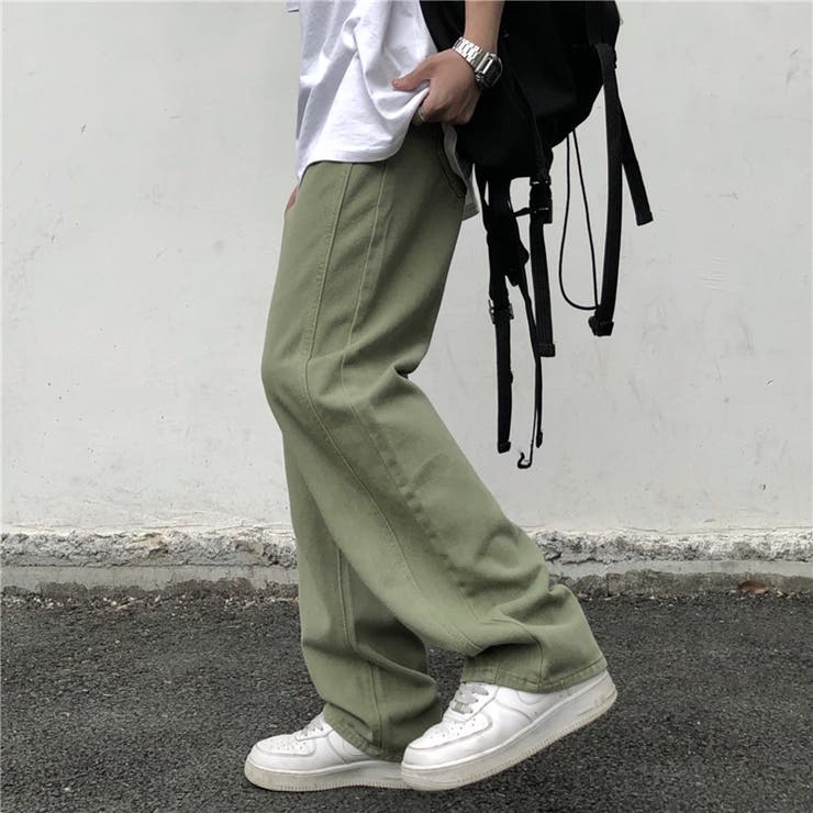 【genxder】ユニセックスレトロデニムパンツ 韓国ファッション ストリート系 | aimoha men | 詳細画像8 