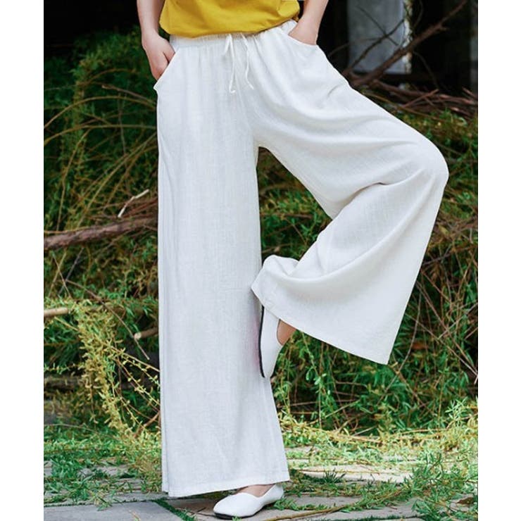 新作 リラックスワイドパンツ カジュアル | aimoha  | 詳細画像16 